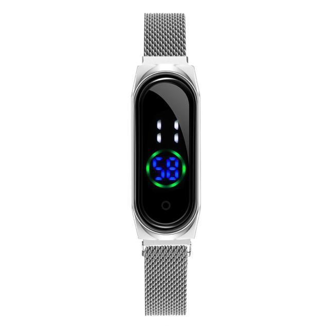 Luxury%20Women%20Casual%20Smart%20Touch%20Led%20Bracelet%20Digital%20Watch%20Band,Magnet%20Chain%20Strap,With%20Six%20Fashion%20Colors,For%20Girls,With%20Box%20Pack%20-%20Image%204