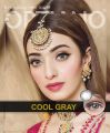 OPTIANO CONTACT LENSES SHADE COOL GRAY COLOR EYE LENS SOFT EYE LENSES WITH SOLUTION HIGH QUALITY (MADE IN KOREA) SPECIALLY FOR DARK EYES. 
