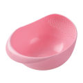 Rice Sieve Plastic Colander Kitchen Drain Basket with Handles Rice Bowl Strainer Strainer Basket Sink Drain Kitchen Tools. 
