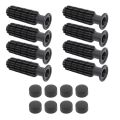 8Pcs Table Football Handles Easy Install Rod Table Soccer Lightweight Practical Octagonal Replacement Child Parts Accessories. 