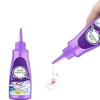 Active Enzyme Laundry stain remover White shirt guardian 120ml active enzyme laundry stain remover stain remover for clothes garment stubborn stain cleaner oil remover 9 purple 1pcs note random colour will be deliver