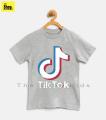 The Shop - Heather Grey TikTok T-Shirt For Boys & Girls Kids - TT-G1. 