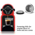 Espresso Refillable Capsules Reusable Nespresso Pod Espresso Coffee Pod Stainless Steel Capsules Compatible. 