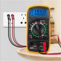 XTMAX XL830L Digital Multimeter, Multi Meter Manual Ranging Includes Volt Meter Digital, Ammeter, Ohmmeter with Backlight LCD. 