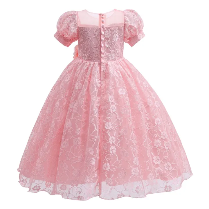 Toddler%20Girls%20Lace%20Princess%20Dress,%20Sleeveless%20Round%20Neck%203D%20Flower%20Formal%20Dress%20Party%20Gown%20-%20Image%202