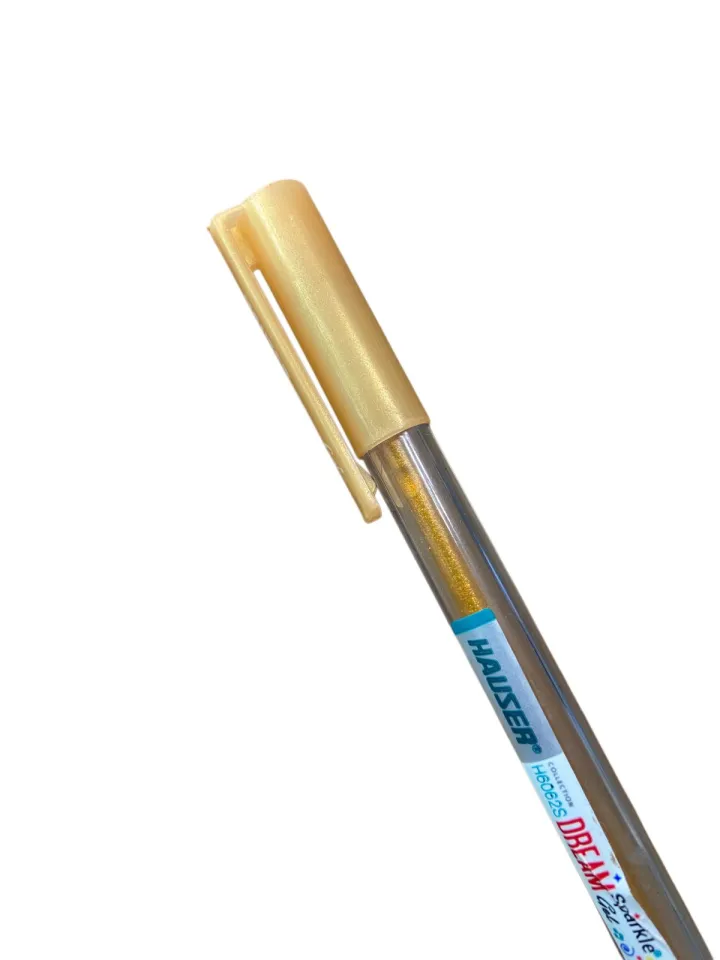 Pack of Hauser Dream Sparkle Gel Pen Golden And Silver Color