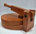 ROTI MAKER/ ROTI PRESSER WOODEN (MANGO WOOD). 