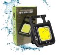 COB led rechargeable keychain waterproof light with 3 modes emergency light 800 Lumens for Home, Office, Outdoor, Camping with Type 'C' chargeing Cable. 