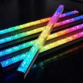 COOLMOON 2X Computer RGB Color Light Strip 5V/3PIN Aluminum Chassis Light with Magnetic Multicolor RGB LED Lamp. 