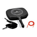 Sonex Die Cast - Double Grill Pan | Marble Coated 36 cm | Non Stick Grill Pan | Two sided Grill Pan TRENDING DESIGN. 