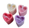 PACK OF 3---  AESTHETIC HEART SHAPED SCENTED CANDLES --- CUSTOMIZABLE COLOURS. 