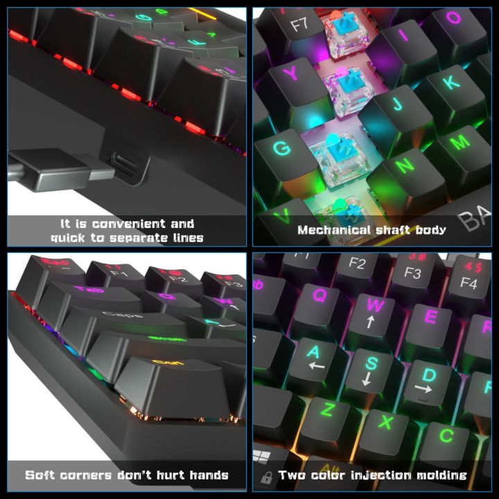 61%20key%20Blue%20Switch%20Mechanical%20Keyboard%20Wireless%20Bluetooth%20Type-c%20Charging%20Keyboard%20-%20Image%209