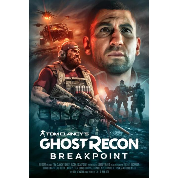 Tom Clancy's Ghost Recon Games Enthusiasts Gaming Room Posters Vinyl Paper Quotes Vintage Posters Home Room Art Painting Wall Poster