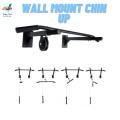Pull up Side Pulley Bar Wall Mounting Chin up Bar Combo/Dynamic Wall Mounting Chin Up Bar with Lat Pull Down Pulley. 