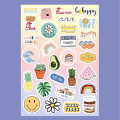 Aesthetic Mini Quotes Journal Sticker Sheet | Waterproof Stickers | Stickers For Journal. 