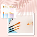 10 Pc Paint Brushes Watercolor Brush Set Art Glass Paintbrushes Black Handle Watercolor Acrylic Oil Brush Painting Art Supplies. 