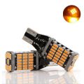 T10 W5W Car Parking Lights  - Amber/Orange - 45 Smd - Canbus - 1Pair. 