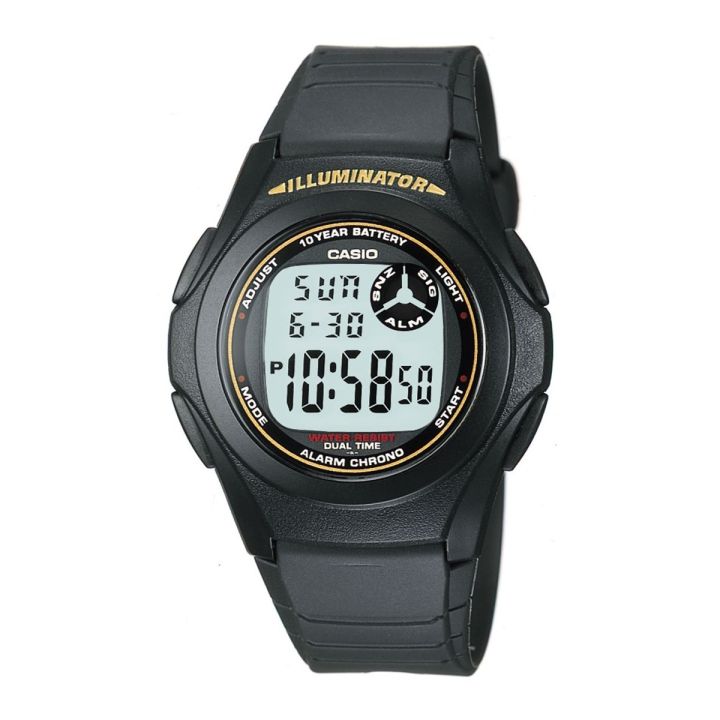 Original Casio - F-200W-9ADF - Digital Wrist Watch for Men - Youth Series