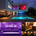 Dynamic Life RGB LED Strip Lights 15 Feet Self-Adhesive Waterproof Color Changing Remote Control Complete kit with 12V Adapter 2835. RGB Lights Strip for PC Gaming, Bedroom, Kitchen, and Home Decoration. 