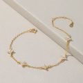 CCFJOYAS 100% 925 Sterling Silver Mini Flower Zircon Bracelet for Girl Minimalist 18k Gold Plated Lucky Bracelet Fine Jewelry. 