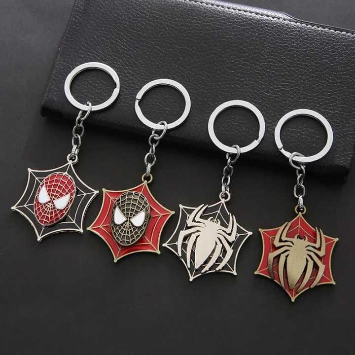 spinner%20keychain%20spider%20web%20Full%20Metal%20Spider%20Man%20Keychain%20&%20Spinner%20%20Keychain%20-%20Image%202