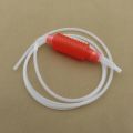 2 Meter Red Syphon Tube Hand Fuel Pump Gasoline Siphon Hose Gas Oil Water Fuel Transfer Siphon Pump for Water Gasoline Home Brew Hose Pipe. 