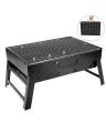 FOLDING Barbecue Grill, BBQ / BAR B Q Portable Grill - BLACK. 