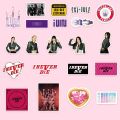 100pcs/set Kpop GIDLE INEVER DIE Stickers Album Lomo Cards (G)I-DLE Girls I Burn Photo Card Minnie Postcard Stickers Fans Gift. 