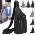 Men Fashion Multifunction Shoulder Bag Crossbody  On Shoulder Travel Sling Bag. 