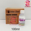 Colour Chem 100ml Fabric Binder pure UD fabric binder use for blocks printing art and craft acrylic matt finish, pearl and all type of fabric colour for extra fastness & improvement. 