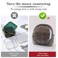 8pcs Multi-Purpose Acrylic Snack Plates – Transparent Reusable Serving Dish Set. 