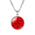 Anime Sharingan Eye Necklaces Uchiha Kakashi Mangekyou Pendant Necklace Goth New Fashion Chokers For Fans Women Men Gift. 