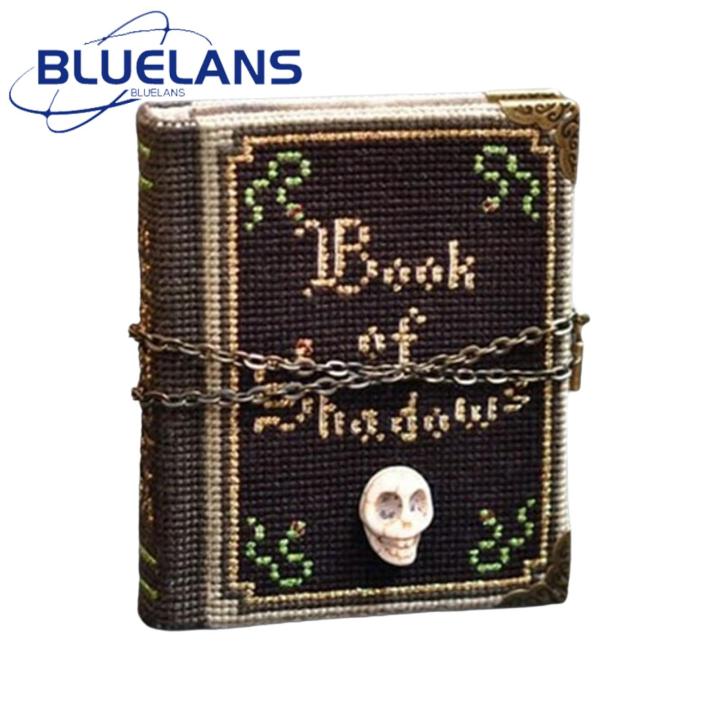 Witchy Embroidery Designs Gothic Halloween Cross Stitch Kit for Diy Book of Shadows Buyers' Favorite Mysterious Cross Stitch Patterns