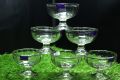 DELISOGA Dessert Bowl Set – 6 Piece Glassware Sweet Bowls | Clear Transparent Custard Serving Bowls | Elegant Dessert, Ice Cream & Sweet Dish Bowls. 