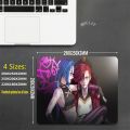 MRGLZYLOL Games Jinx Jayce VI Small Mouse Pad Game Console Desktop Computer Gaming Accessories Anti-Slip Mouse Pad Gaming Mouse. 