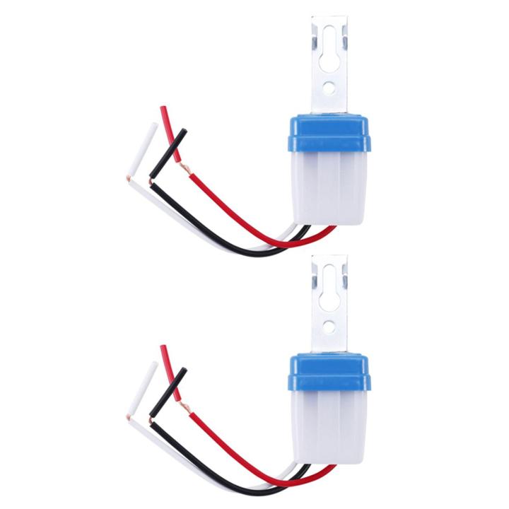 2X Sensor Switch AC DC 12V Street Lights Automatic Control Light Light Day and Night Detection Control Bright Dark Town