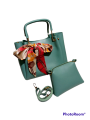 Yashfa Collection Girls Ladies Soft Elegant  with small hand carry paoch/ Side Shoulder bags for girls hand bag for girls. 