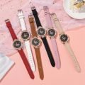 Fashion Quartz Wristwatch Crystal Rhinestone Pearl Quartz Watches Butterfly Watches. 