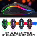New RGB Gaming Mouse | 7 Light Breathing | USB Wired Gaming RGB Mouse 7 Color Lights For PC & Laptop. 