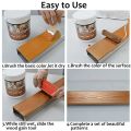Wood Grain Tool Set, 6Pcs 7 inch Graining Painting Tool Wood Texture Paint Roller Wood Pattern Tools for Wall Room Art. 