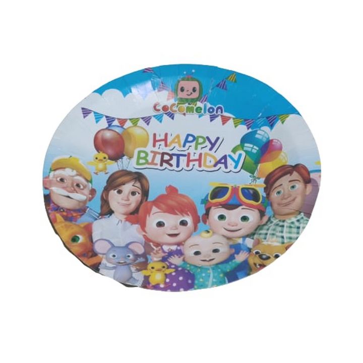 Cocomelon party plates ( Pack of 10 )