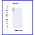 Tecno C7 Tempered Glass Screen Protector Premium High Quality Polish Glass For Tecno C7. 