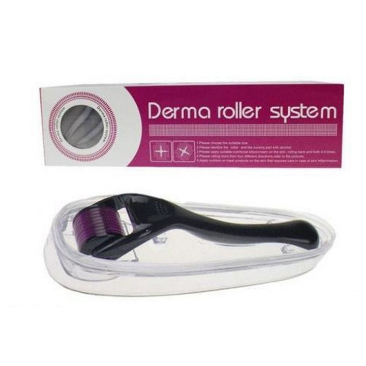 Derma Roller System 1.0 Mm Stainless Steel Micro Needling Roller for Facial Skin Care