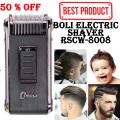 Original BOLI RSCW 8008 Men Electric Shaver Razor + Side Trimmer - Professional Men’s Electric Shaving Machine - New High Quality Mens Hair Removal Chargeable Grooming Kit - Best Rechargeable Shavers Razor - Imported Shaver For Men BOLI RSCW 8008. 