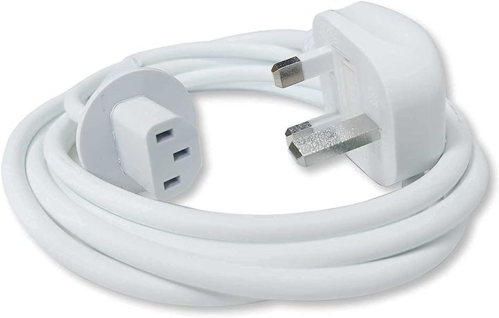 Power Cable UK Plug Cord Compatible With iMac 17" 20" 21.5" 24" 27" G5 A1224 A1225 A1311 A1312 A1418 A1419 Replacement Part GENUINE 6ft Power Supply Wire Line Model Year 2009-2019