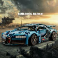 Lego Car 1200Pcs Blue Bugatti Building Blocks High-end gift toys For Boys For Adult. 