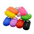 【DATA FROG Global MALL】Silicone Car Key Cover Case for FIAT Panda Folding Remote 3 Buttons Styling. 