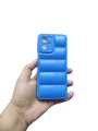 Motrola Moto G54 5G Back Cover Soft Puffer Down Jacket Camera Protection Phone Case. 