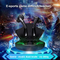 VG01 New E-sports Gaming Headset TWS True Wireless Eating Chicken Low-latency In-ear Music HD Call Earphones With Charging Box. 