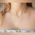 Womens Delicate Small Simple Star Necklace, Exquisite and Unique Jewelry, Pure Handmade For Girls. 